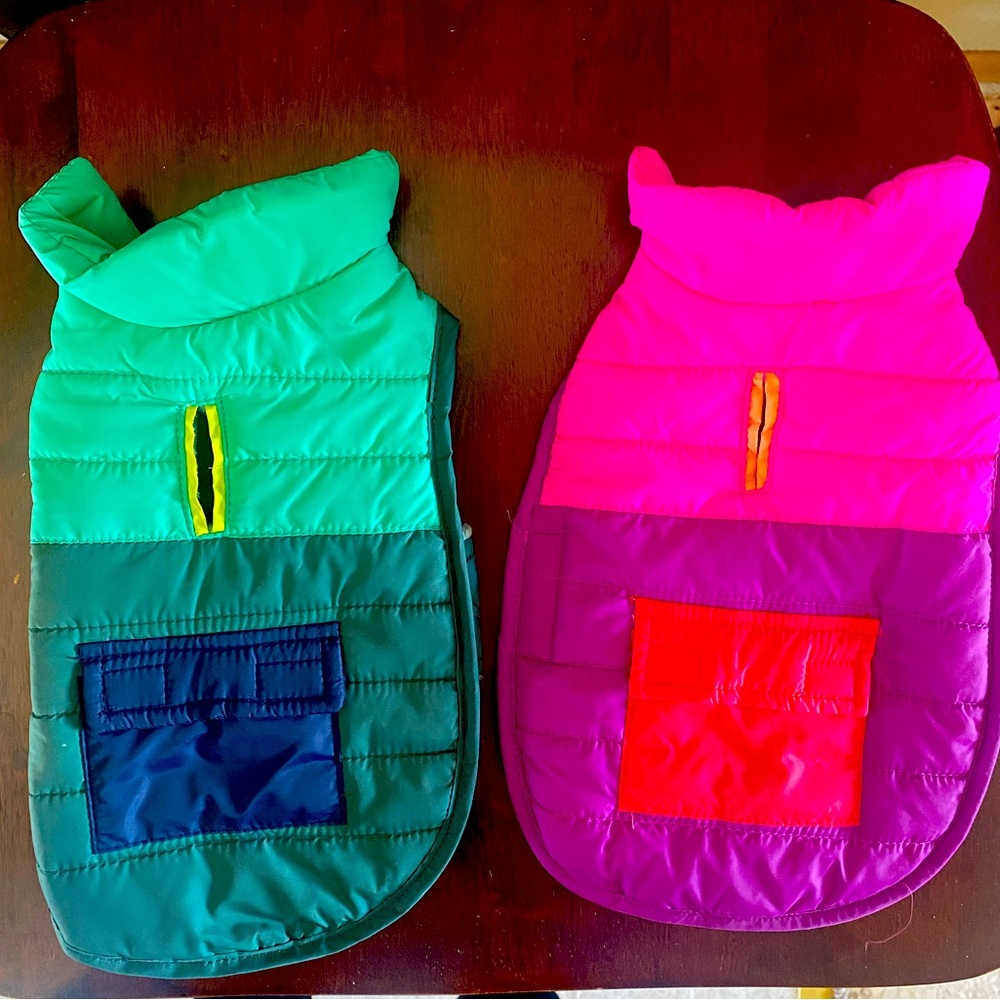 Two Target Brand dog vest size XS